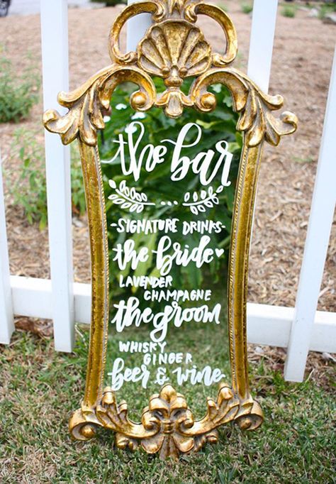 wedding signs, wedding DIY, bar sign, signs